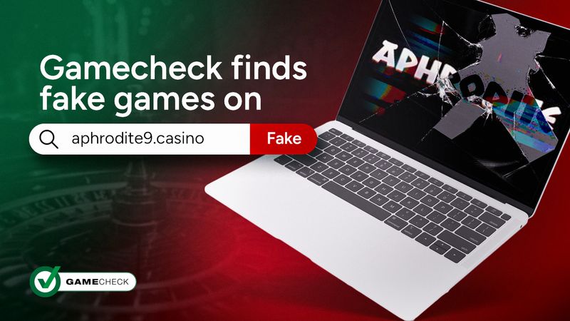 O Gamecheck encontrou jogos falsos no aphrodite9.casino